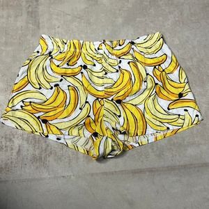 victorias secret pink banana print boxer shorts